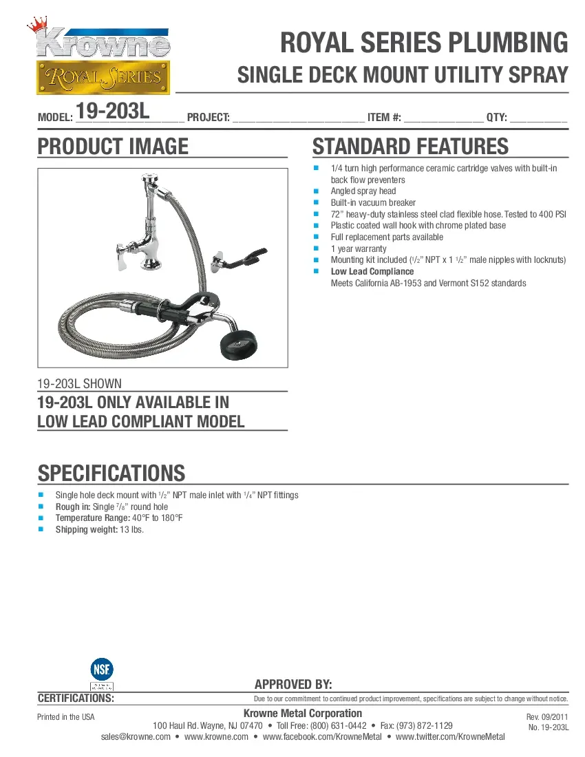 krowne-metal-19-203l-standard-faucet-chrome-plated-deck-mount-specsheet-260726dm1shs.pdf