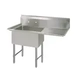 BK Resources , BKS-1-1620-12-18RS, Sink, (1) One Compartment