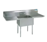 BK Resources , BKS-1-1824-14-24T, Sink, (1) One Compartment