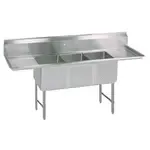 BK Resources BKS-3-1620-12-18TS, Sink, (3) Three Compartment