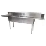 BK Resources , BKSDT-3-20-12-20LS, Dishtable, with Potsinks