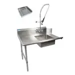BK Resources , BKSDT-60-L-P3-G, Dishtable, Soiled