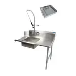 BK Resources , BKSDT-72-R-P3-G, Dishtable, Soiled