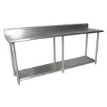 BK Resources , QVTR5-9630, Work Table,  85" - 96", Stainless Steel Top