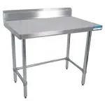 BK Resources , QVTR5OB-8430, Work Table,  73" - 84", Stainless Steel Top