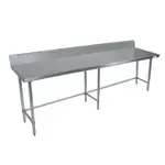 BK Resources , QVTR5OB-9630, Work Table,  85" - 96", Stainless Steel Top