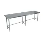 BK Resources SVTOB-9630, Work Table,  85" - 96", Stainless Steel Top