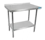 BK Resources SVTR-3630, Work Table,  36" - 38", Stainless Steel Top
