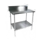 BK Resources SVTR5-3624, Work Table,  36" - 38", Stainless Steel Top