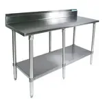 BK Resources SVTR5-8430, Work Table,  73" - 84", Stainless Steel Top