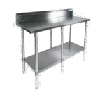 BK Resources SVTR5-9630, Work Table,  85" - 96", Stainless Steel Top