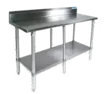 BK Resources VTTR5-8424, Work Table,  73" - 84", Stainless Steel Top