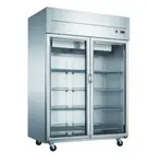 Dukers USA D55AR-GS2, Two Glass Door Refrigerator