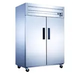 Dukers USA D55AR, Two Door Refrigerator