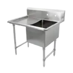 John Boos 1B18244-1D18L, Sink, (1) One Compartment