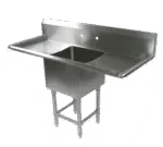 John Boos 1PB18244-2D24, Sink, (1) One Compartment