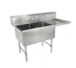 John Boos , 2B18244-1D18R, Sink, (2) Two Compartment