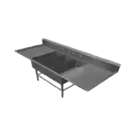 John Boos 3PB1431-2D18, Sink, (3) Three Compartment