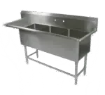 John Boos 3PB3024-1D36L, Sink, (3) Three Compartment