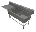 John Boos 3PBPS3224-1D30L, Sink, (3) Three Compartment