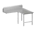 John Boos CDT6-I6084SBK-R, Dishtable, Clean "L" Shaped