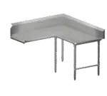 John Boos CDT6-K6096SBK-R, Dishtable, Clean "L" Shaped