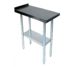 John Boos EFT8-3612, Work Table,  12" - 21", Stainless Steel Top