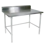 John Boos ST4R5-3660GBK, Work Table,  54" - 62", Stainless Steel Top