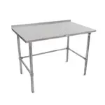 John Boos ST6R1.5-3084GBK, Work Table,  73" - 84", Stainless Steel Top
