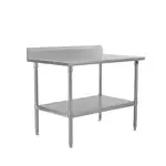 John Boos ST6R5-3672GSK, Work Table,  63" - 72", Stainless Steel Top