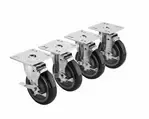 Krowne Metal 28-111S, Casters