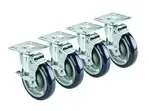 Krowne Metal 28-120S, Casters