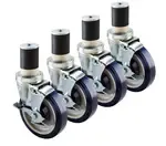 Krowne Metal 30-129S, Casters