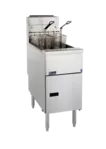 Pitco Frialator SG14TS_LP, Fryer, Gas, Floor Model, Split Pot