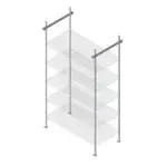 Quantum Foodservice TTK-C21P, Track Shelving System