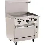 Vulcan 36S-36GT, Range, 36" Restaurant, Gas