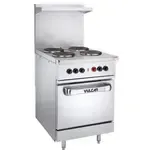 Vulcan EV24S-2HT240, Range, 24" Restaurant, Electric