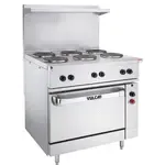 Vulcan , EV36S-6FP208, Range, 36" Restaurant, Electric