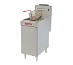 Vulcan LG500, Fryer, Gas, Floor Model, Full Pot